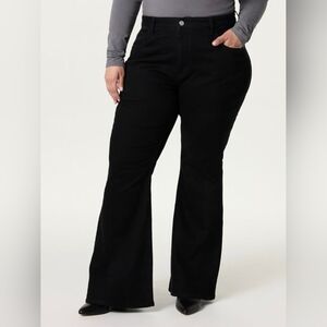 The Drop Black Flared Jeans